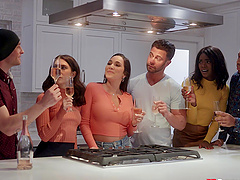 Erotic lesbian pussy licking between Karlee Grey and Paige Owens