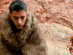 Horny pornstar August Taylo takes his long dick in her pretty mouth