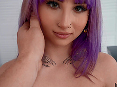 Foxy chick Val Steele enjoys getting mouth and pussy fucked