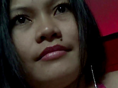 Amateur Asian girl drops her panties to be fucked on her knees