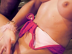 Pussy eating turns on Cindy Behr and she demands to be fucked