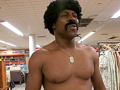 Black butt babe Cleopatra Hendrix spreads her legs to ride a BBC