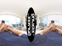 Amazing VR 3D porn video with stunning pornstar Chloe Lamour