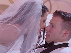 Cute soon to be bride Avi Love wants to be fucked in her ass