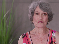 Chubby mature Bonnie Nilsen gets her pussy pleasured by her man