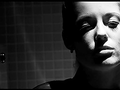 Sensual lesbian sex between Avi Love and Charlotte Stokely in B & W