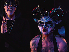 Wild group sex party with sluts Maya Kendrick and Dana DeArmond