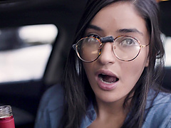 Outdoors lesbian sex between desirable Emily Willis and Gianna Dior