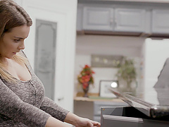 Interracial anal sex with busty blonde housewife Natasha Nice