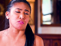 Passionate girl Gia Paige eats wet pussy of sexy Ember Snow