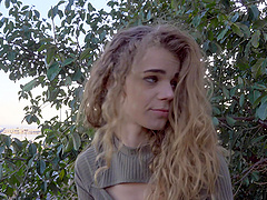 Skinny model Sabrina Spice gets her pussy fucked balls deep