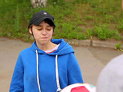 Amateur fucking in outdoors with small tits girlfriend Yagami Lil