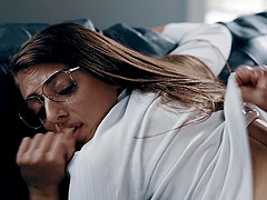 Muscular dude with a large dick fucks ass of slutty Gia Derza