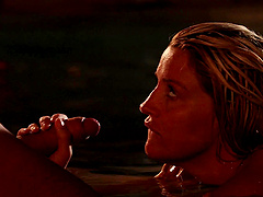 Romantic dinner leads to erotic MMF threesome with HOT Sienna Day