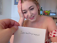 Passionate fucking in doggystyle and missionary with Callie Black