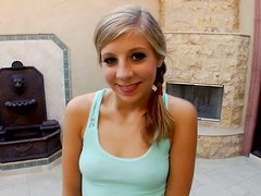 Chastity Lynn sucks a black cock and gets her hot pussy destroyed