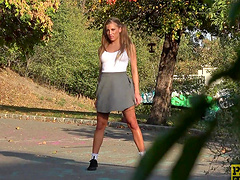 Hardcore fucking with small tits anal loving teen Silvia Dellai