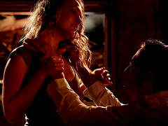 Charming trophy wife Blue Angel gets fucked balls deep by her hubby