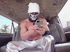 Wild fucking in the van with lustful redhead amateur Opal Essex