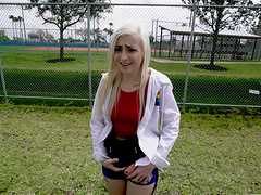 Quickie interracial fucking in the van with small tits Cameron Minx