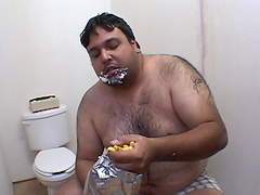 Fat dude eats and fucks wet pussy of adorable amateur Katie Thomas