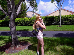 Amateur chick Melody Parker gets fucked hard in the van. HD video