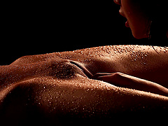 Erotic lesbian lovemaking between stars Alexis Crystal and Lady Dee