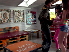 Cassie Fire and Charlotte Sartre love fucking with more cocks at once