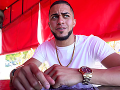 Bubble butt stranger Cristal Caraballo gets fucked balls deep