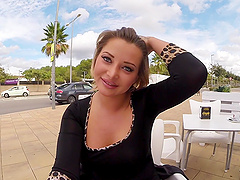 Amateur outdoors fucking in the woods with adorable Anna Polina