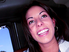 Quickie fucking in back of the van with anal loving diva Bethany