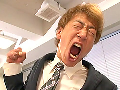 Hardcore fucking in the office with cum loving Japanese Mayu Kamiya