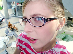 Interracial fucking with pale brunette Penny Pax who loves it rough