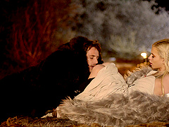 Outdoors fucking with hot ass blonde pornstar Kiara Cole. HD