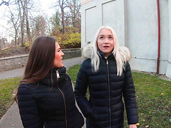 Kinky friends Marilyn Sugar and Serina Gomez get fucked by one man