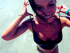 Hardcore fucking during vacation with cum loving slut Amylee