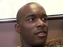 Video of a white man pleasuring a large dick of a black dude