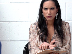 Hardcore fucking in the office with irresistible Tia Cyrus