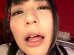 Cute Asian chick drops her panties and enjoys riding in reverse