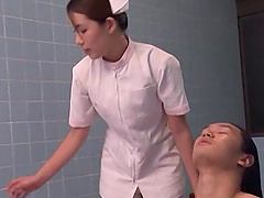 Lucky patient enjoys fucking orgasmic pussy of a hot Japanese nurse
