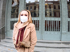 Smooth fucking on the leather sofa with adorable girl Dominno