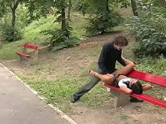 Bondage Virgin Gets In Trouble When She Meets Two BDSM Freaks