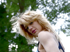 Passionate fucking with natural boobs blonde babe Courtney Shea