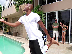 Beautiful amateur babe with small boobs moans during passionate sex