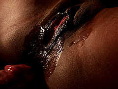 Erotic sex in the dark with amazing ebony Zaawaadi and her BF