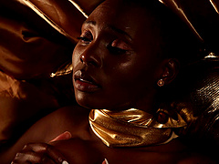 Erotic sex in the dark with amazing ebony Zaawaadi and her BF