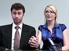 Jazy Berlin Gets Buck Naked Has Hardcore Sex In HR Office