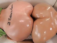 Pornstar Holly Halston Gets Her Ass Oiled Up And Fucked