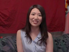 Sweet Yamagishi Aika talks about sex before sucking a cock