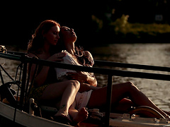 Erotic porn video with a good looking babe being fucked hard